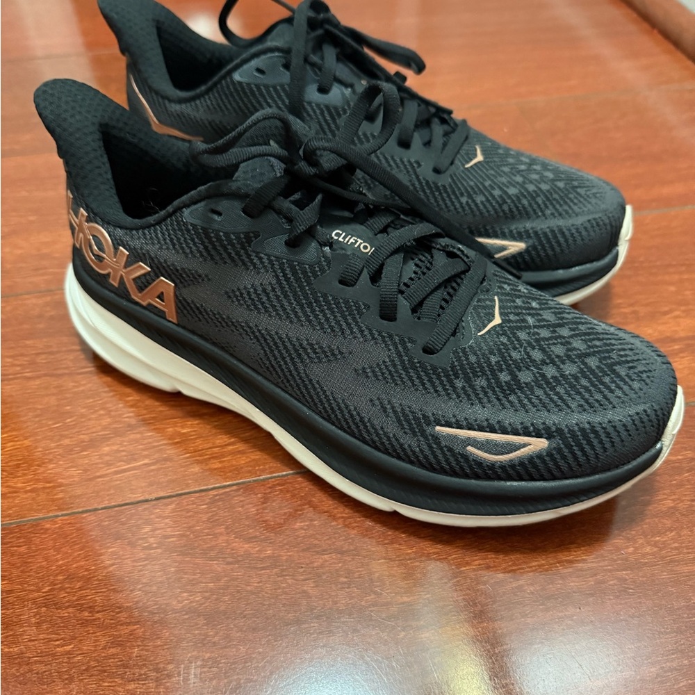 Hoka Woman’s  Black Running Shoes